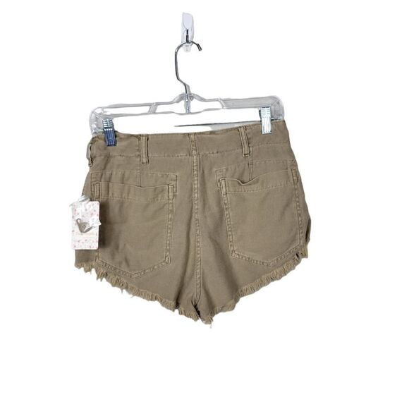 NWT Free People Cutoff Jean Shorts. Tan 4#012 - Picture 9 of 16